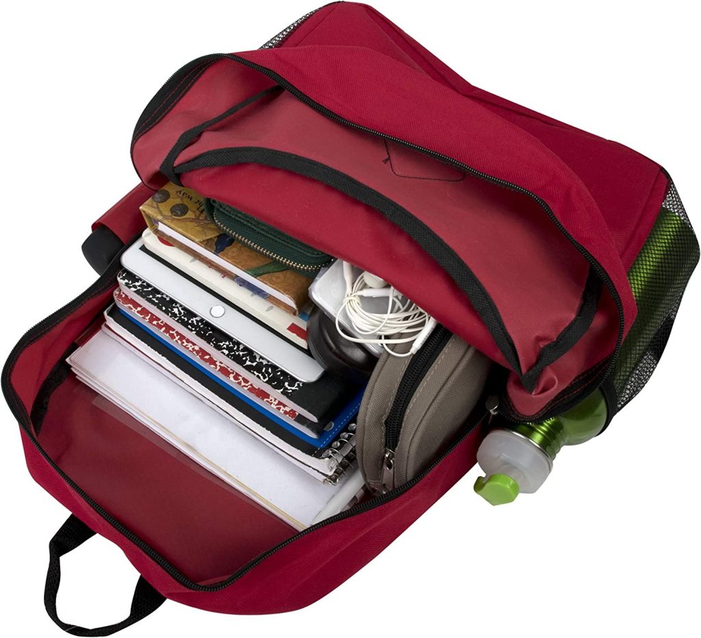 Solid Color Backpack for School