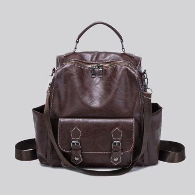 2024 Retro British Style Backpack for Women – Stylish College & Travel Bag