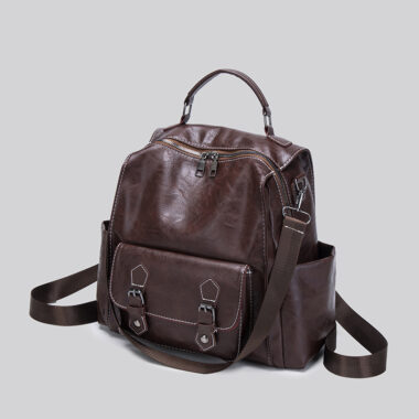 2024 Retro British Style Backpack for Women – Stylish College & Travel Bag