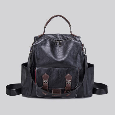 2024 Retro British Style Backpack for Women – Stylish College & Travel Bag