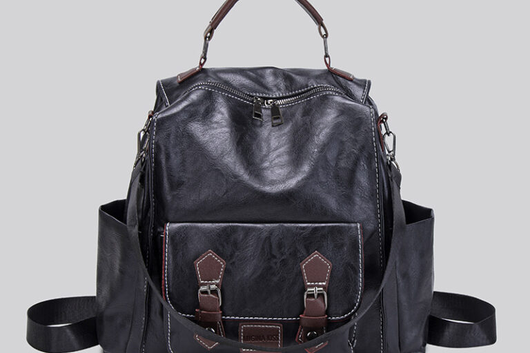 2024 Retro British Style Backpack for Women – Stylish College & Travel Bag