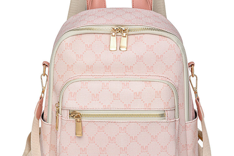 Stylish Vintage Letter Print Women’s Backpack - 3-in-1 Large Capacity