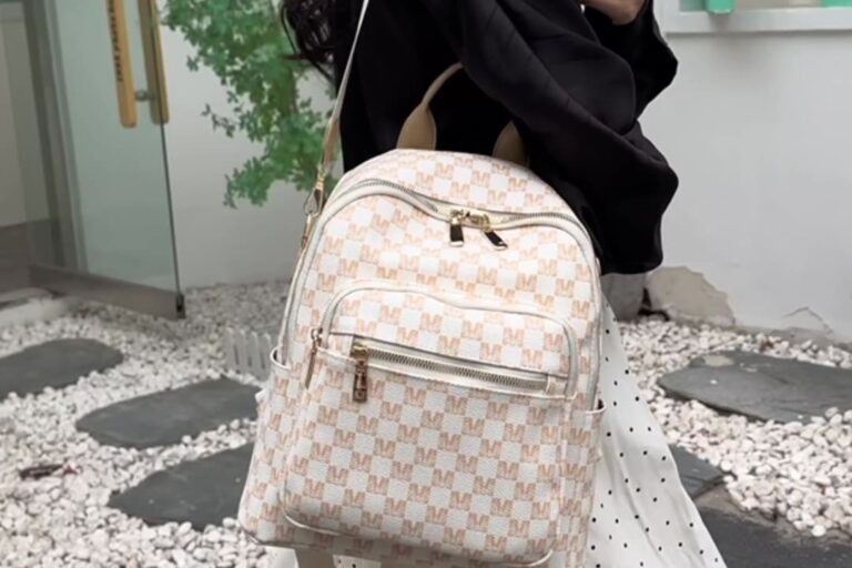 Stylish Vintage Letter Print Women’s Backpack - 3-in-1 Large Capacity