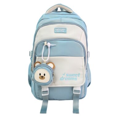 Large Capacity Backpack for High School & College Girls – Stylish Student Bag