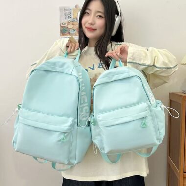 Large Capacity Cute School Bag for Girls - Fits Books and Laptop