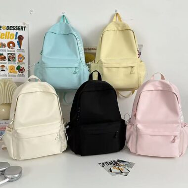 Large Capacity Cute School Bag for Girls - Fits Books and Laptop