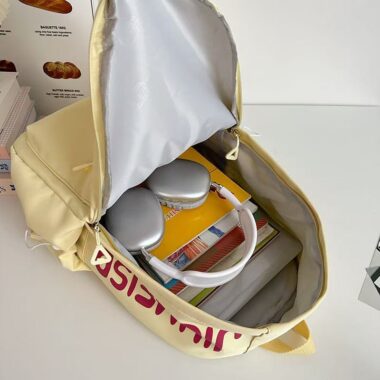 Large Capacity Cute School Bag for Girls - Fits Books and Laptop