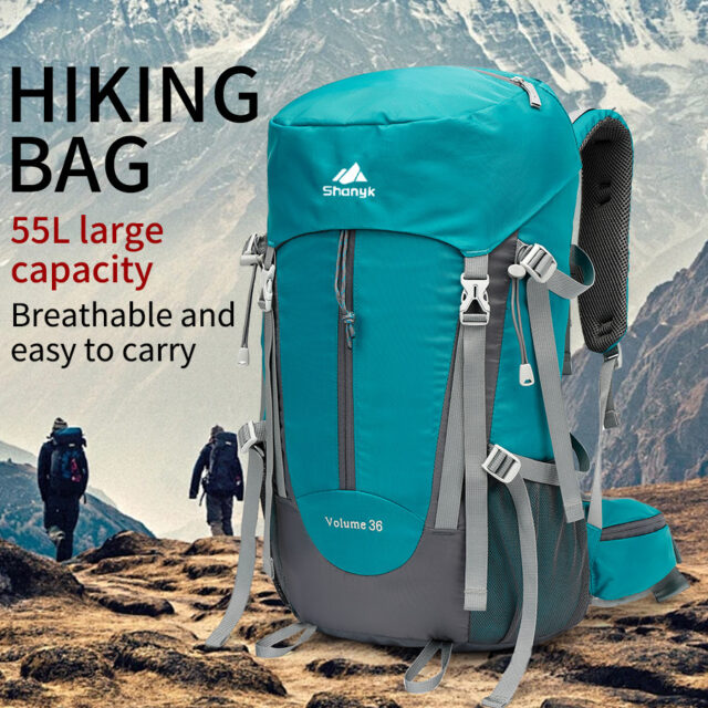 55L Waterproof Hiking Backpack for Outdoor Adventures