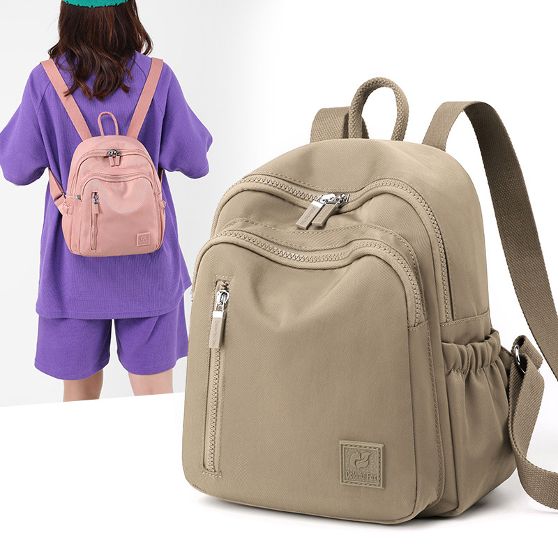 Waterproof Mini Nylon Backpack for Women by Colorful Fox