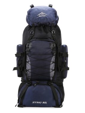  Large Capacity 90L Waterproof Hiking Backpack for Camping and Travel